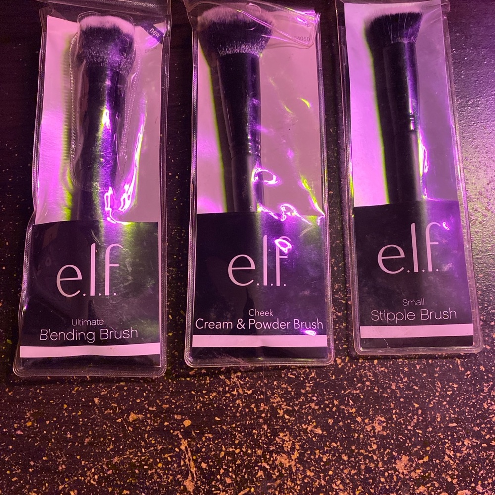 Black Makeup Brush Set